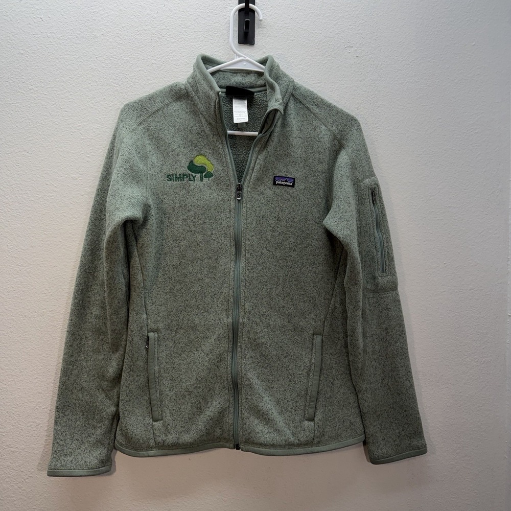 Patagonia Jacket Womens S Green Better Sweater Full Zip Jacket Hiking Outdoors‎